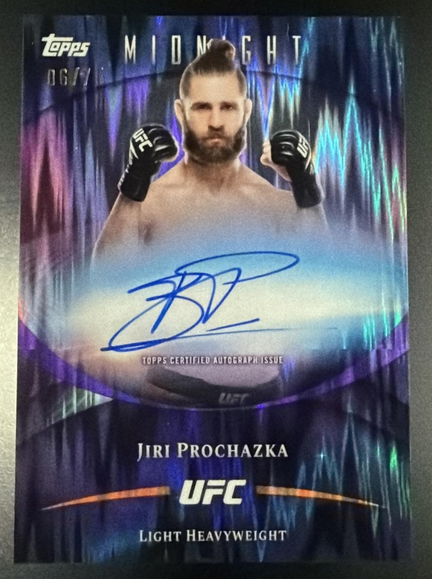 2026 Topps Midnight BAV-JI Jiri Prochazka Auto /75