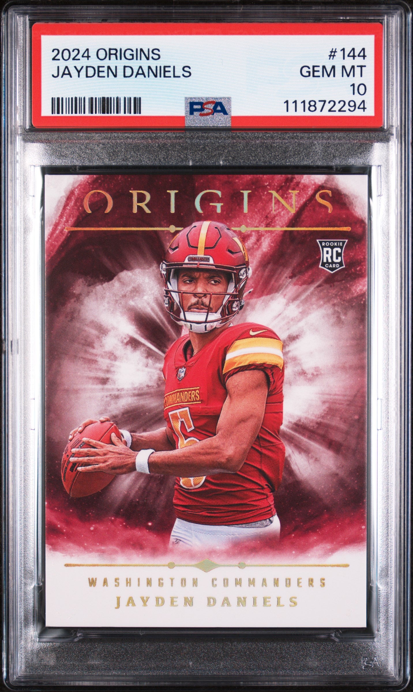 2024 Panini Origins Jayden Daniels #144 PSA 10