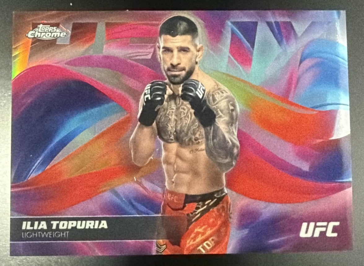 2026 Topps Chrome HX-1 Ilia Topuria Helix SSP