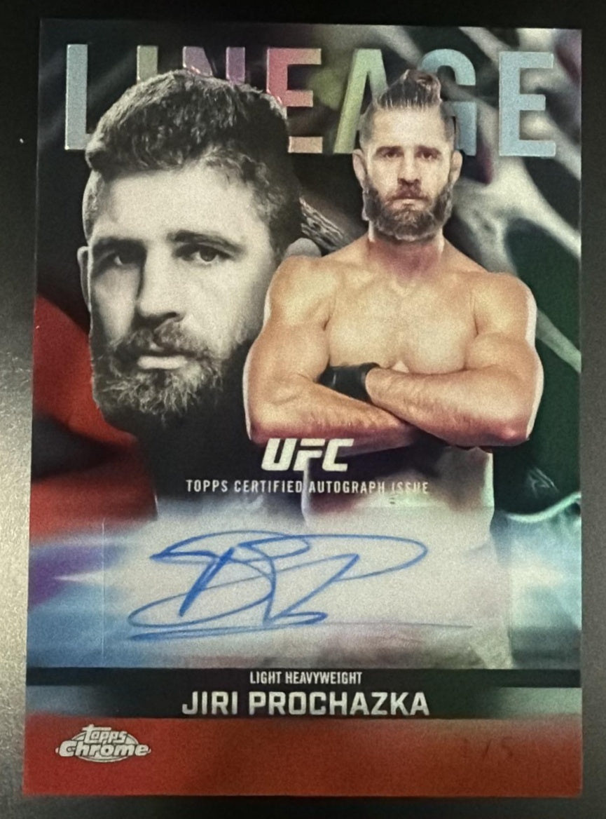 2026 Chrome Jiri Prochazka Lineage Red Auto /5