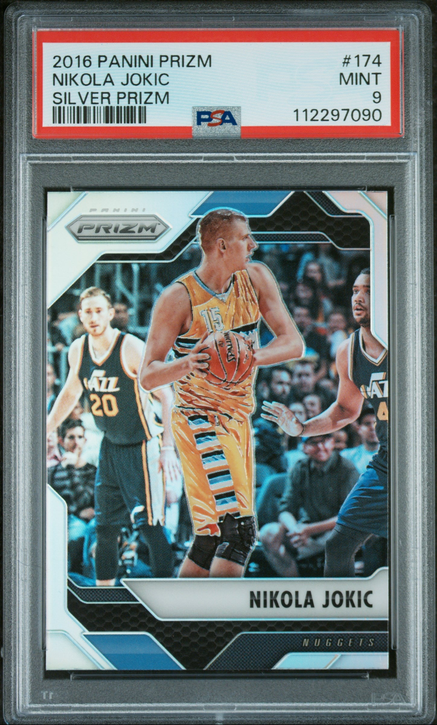 2016 Panini Prizm Silver Nikola Jokic #174 PSA 9
