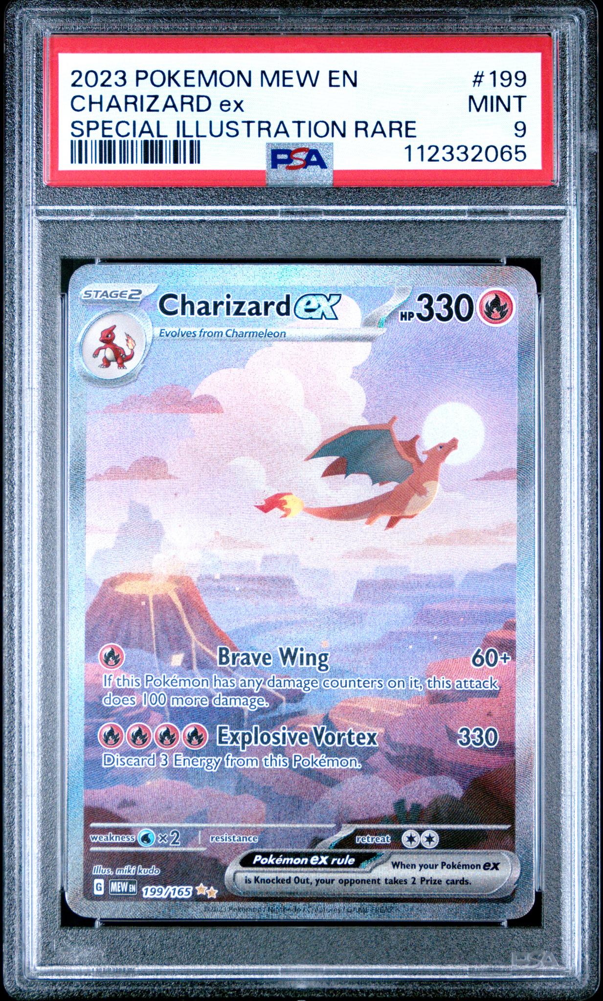 2023 Pokemon #199 Charizard ex Special Illustration Rare PSA 9