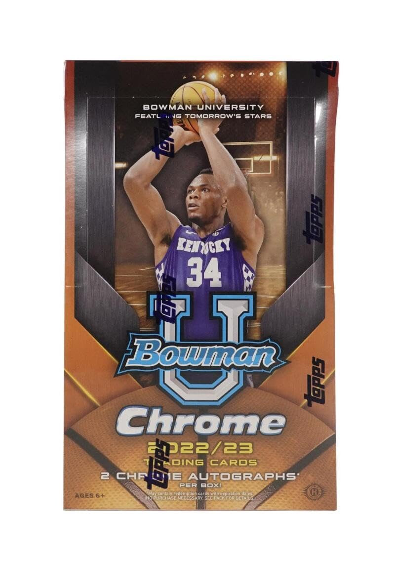 2022/23 Bowman University Chrome Basketball Blaster Box