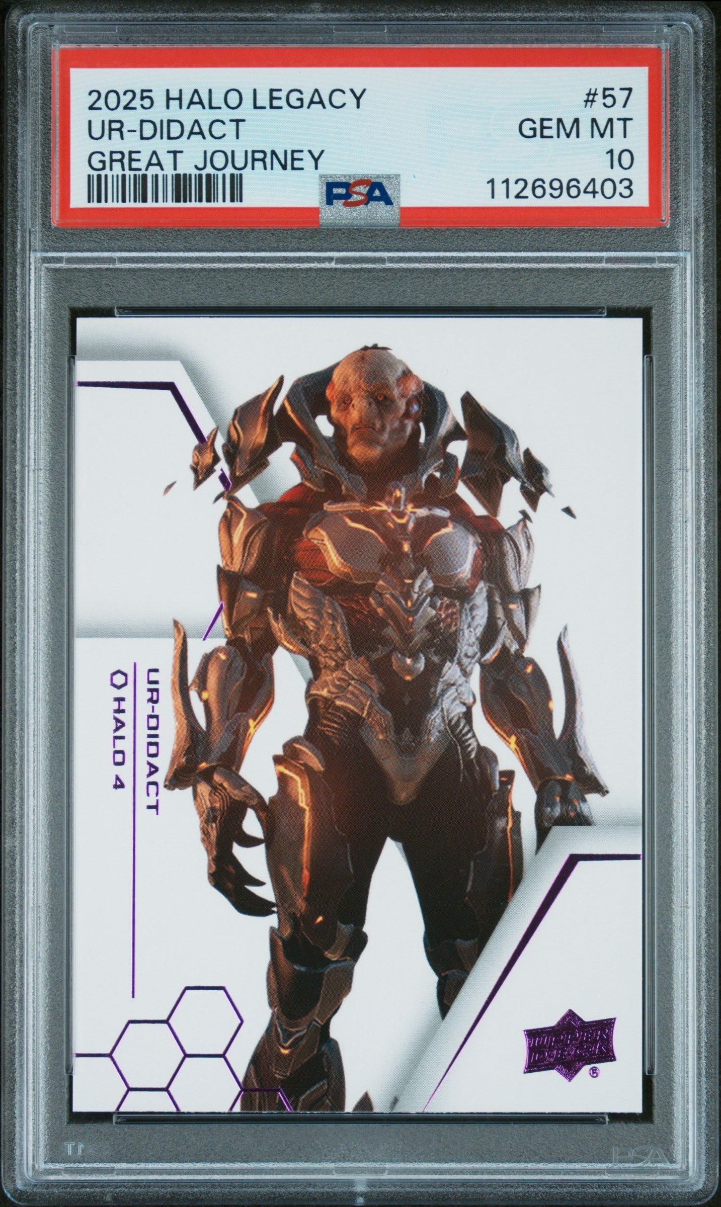 2025 Upper Deck Halo Legacy Collection Great Journey Ur Didact #57 PSA 10