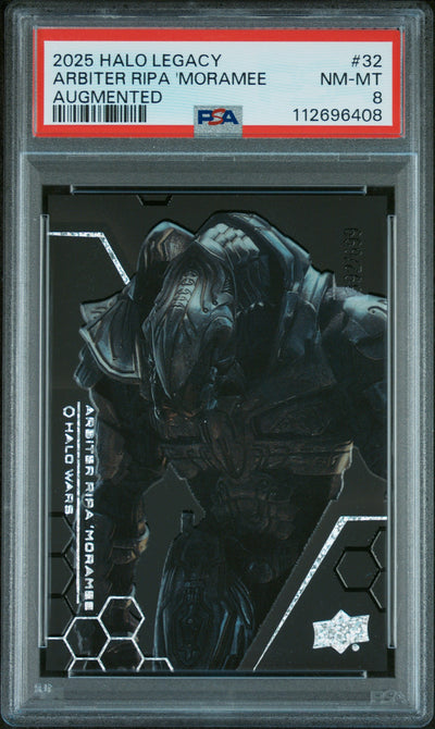 2025 Upper Deck Halo Legacy Collection Augmented Arbiter Ripa 'Moramee #32 /999 PSA 8