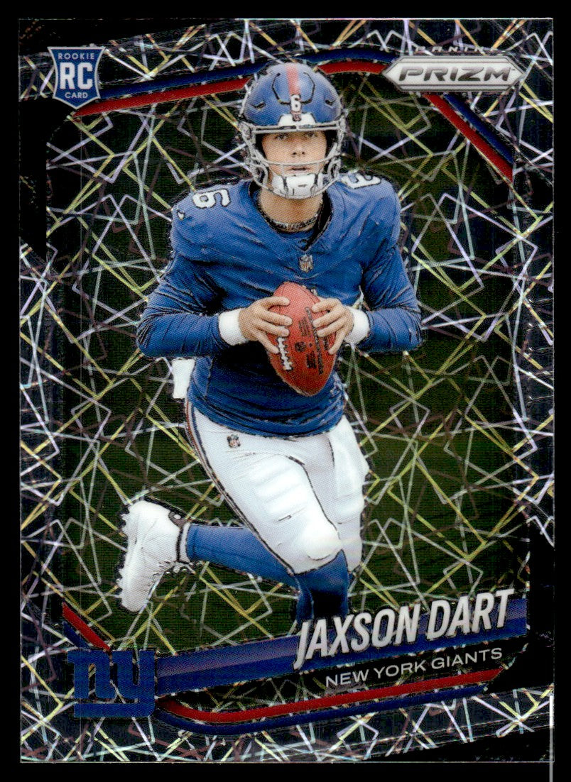 2025 Prizm #332 Jaxson Dart Lazer Rookie RC