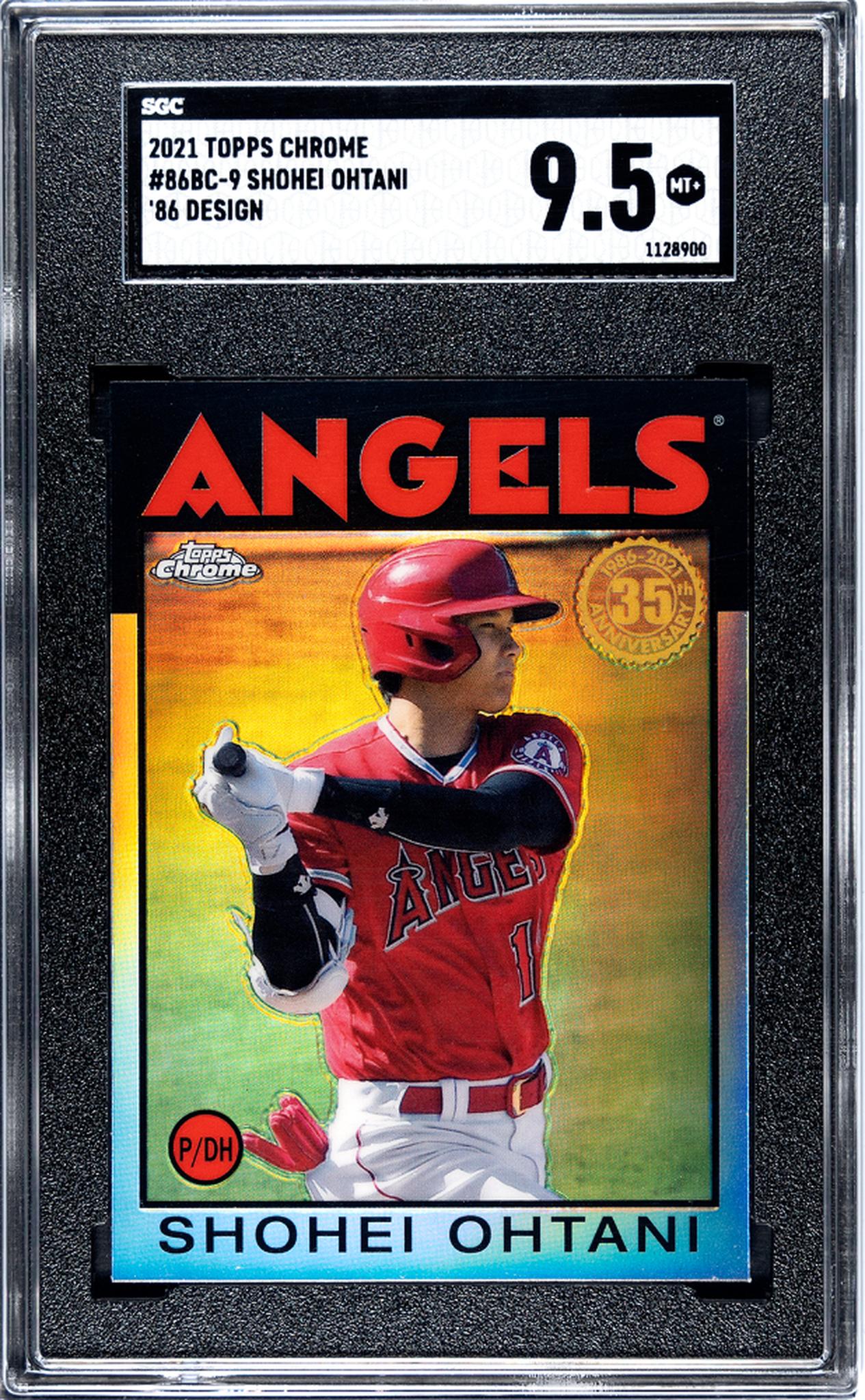 2021 Topps Chrome '86 Design Shohei Ohtani #86BC-9 SGC 9.5