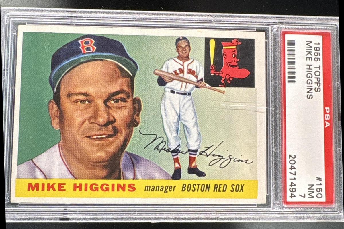 1955 Topps Pinky Higgins #150 PSA 7