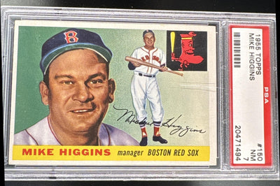 1955 Topps Mike Higgins #150 PSA 7