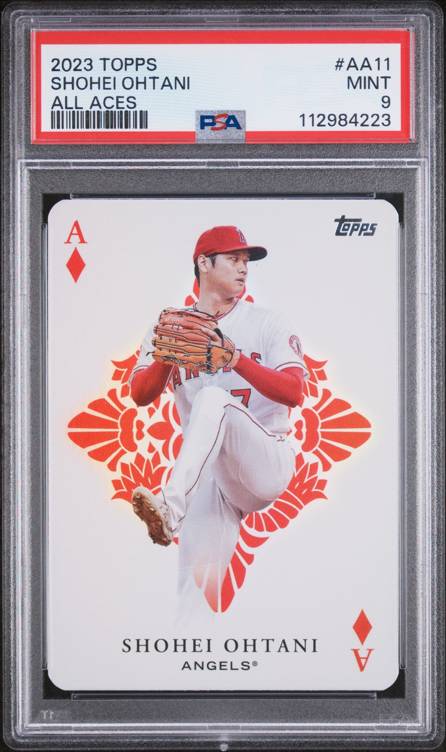 2023 Topps #AA11 Shohei Ohtani All Aces PSA 9