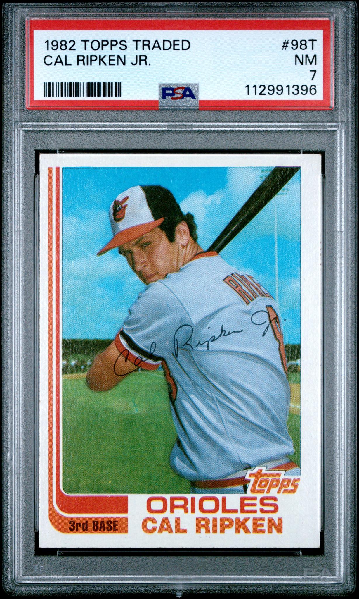 1982 Topps Traded Cal Ripken #98T PSA 7