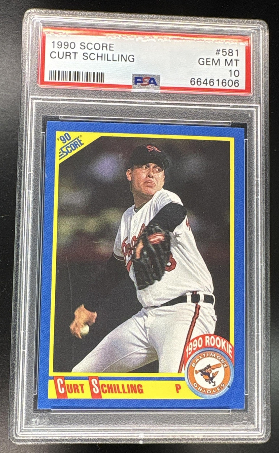 1990 Score Curt Schilling #581 PSA 10
