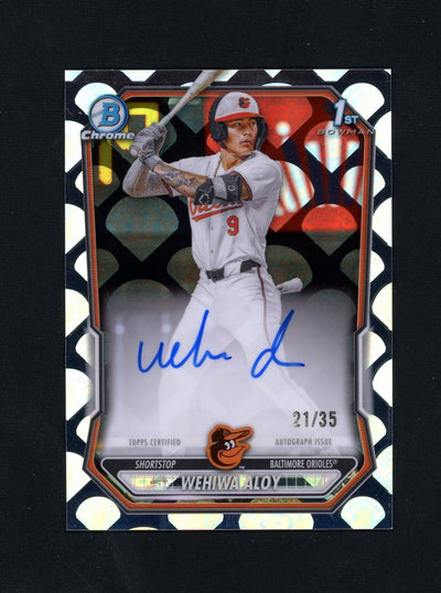 2026 Bowman Chrome Wehiwa Aloy #CPA-WA 1st Bowman Auto /35