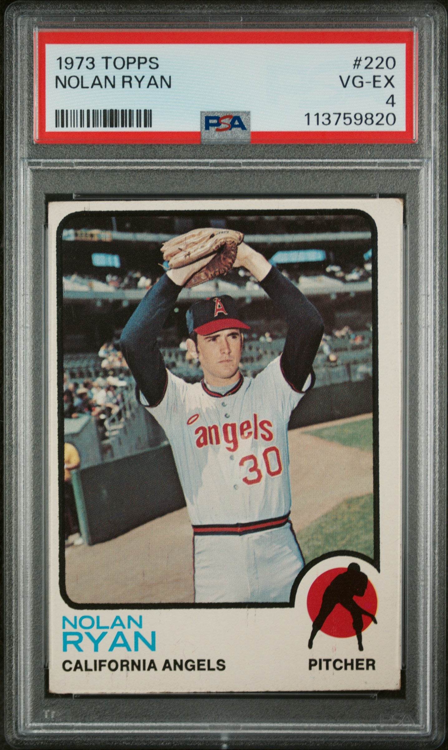 1973 Topps Nolan Ryan #220 PSA 4