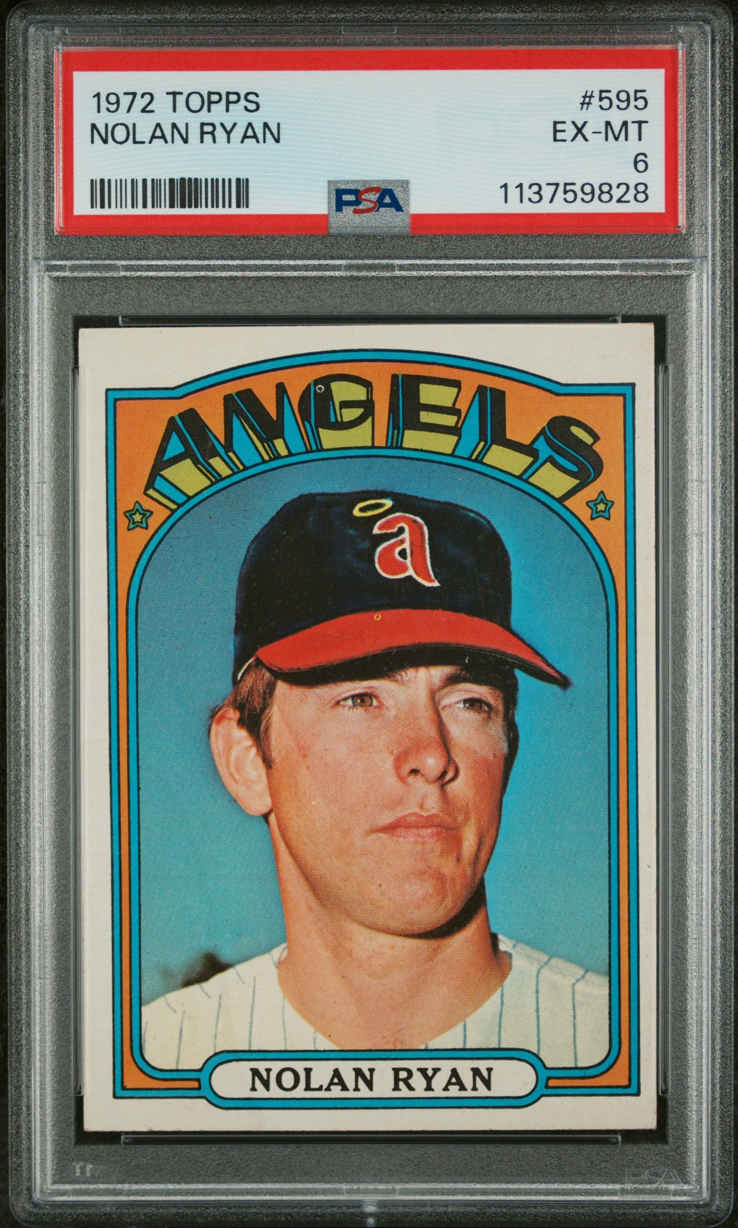 1972 Topps Nolan Ryan #595 PSA 6