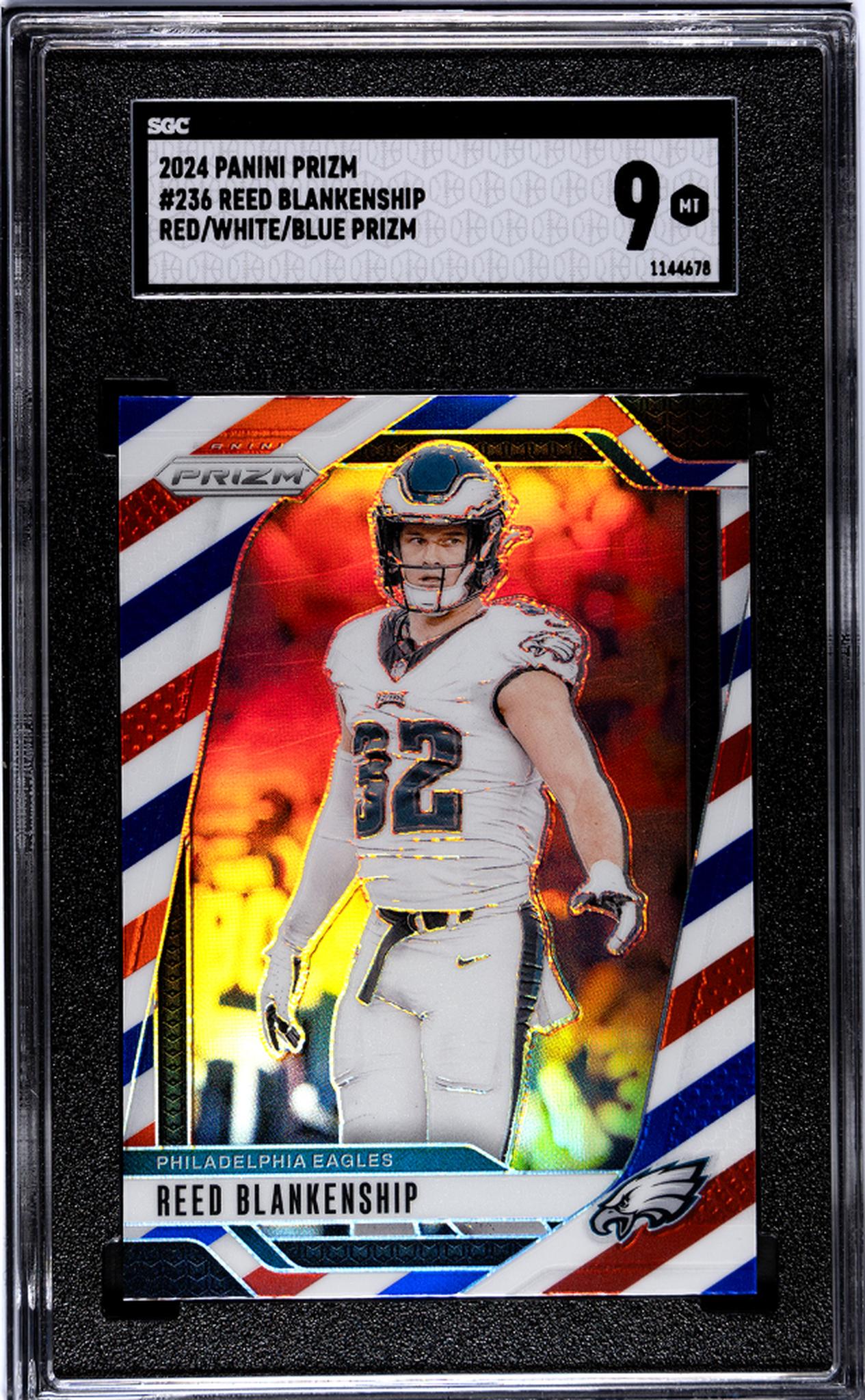 2024 Panini Prizm #236 Reed Blankenship RWB Prizm SGC 9