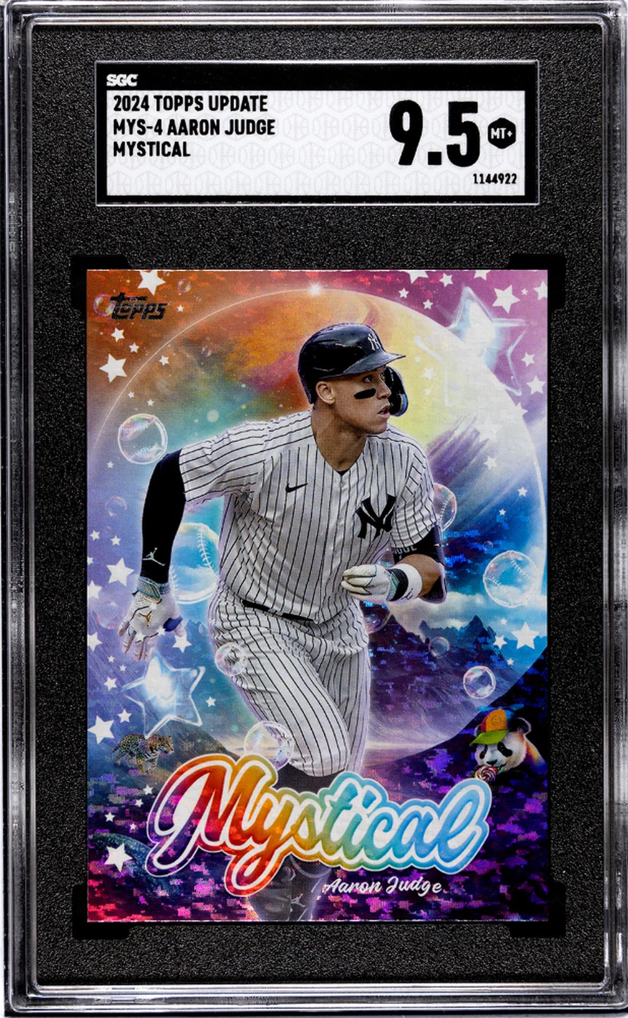 2024 Topps Update #MYS-4 Aaron Judge Mystical SGC 9.5