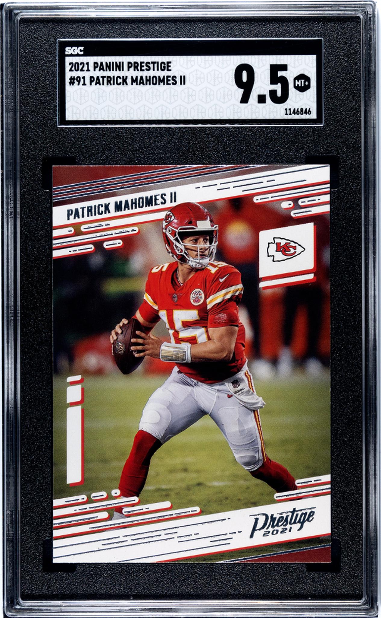 2021 Panini Prestige Patrick Mahomes II #91 SGC 9.5