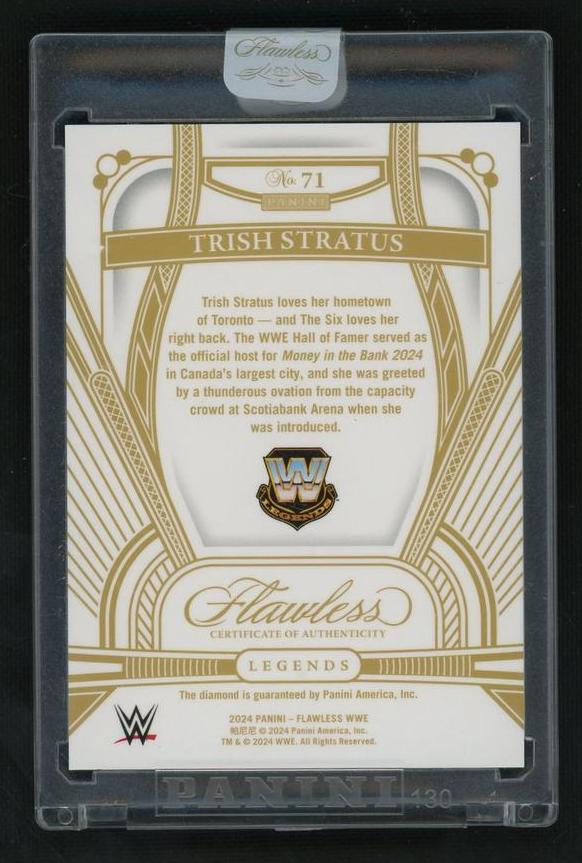 2020 Panini Flawless Legends Trish Stratus #71