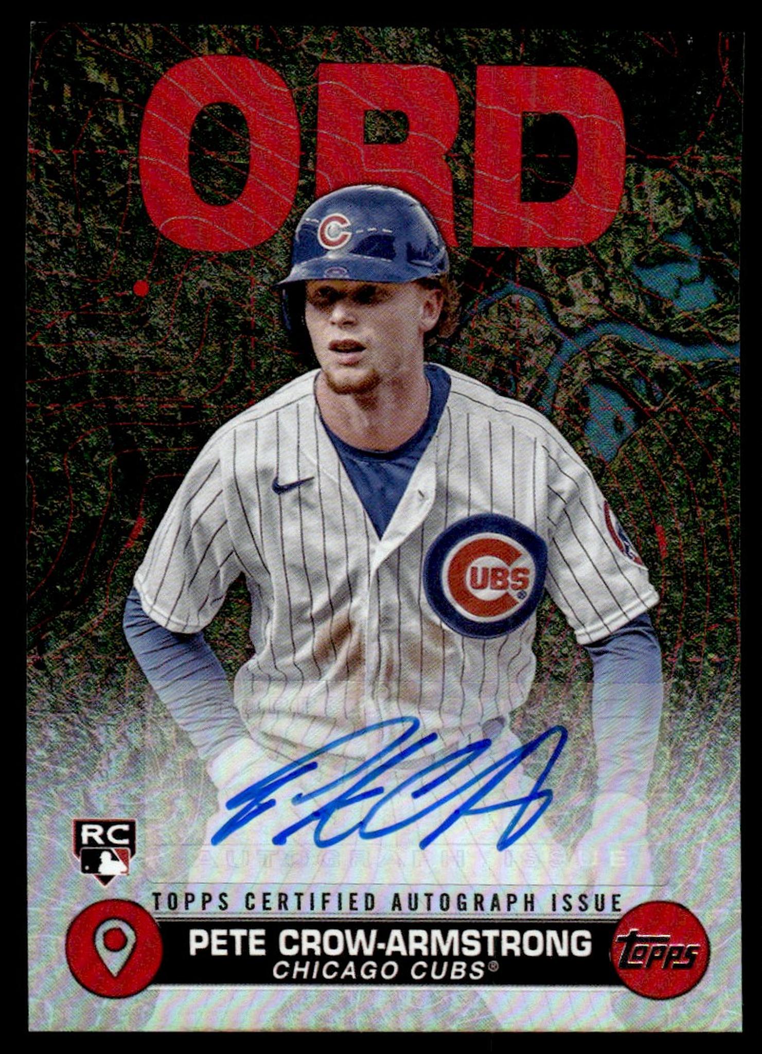 2024 Topps #C2C-PC Pete Crow-Armstrong City to City Rookie /25 Auto Cubs