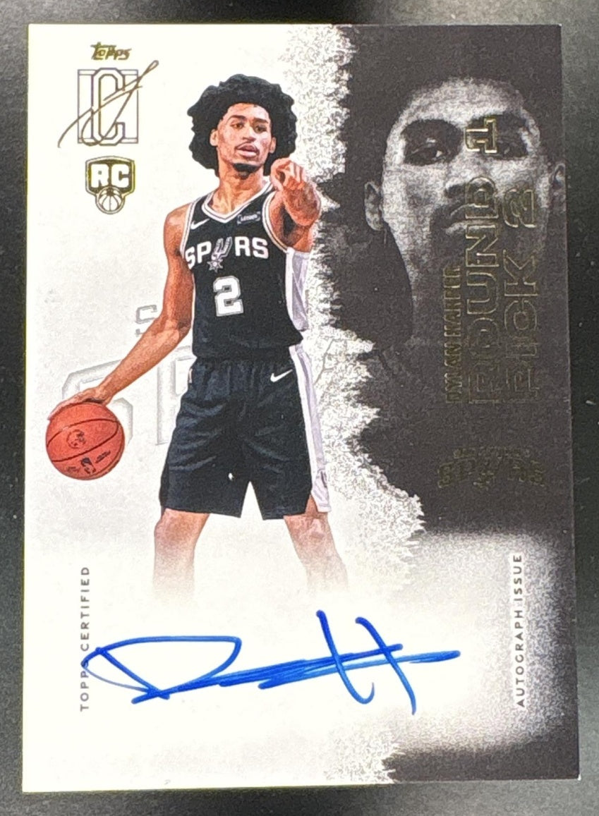 2026 Topps Signature Class #RCA-DH Dylan Harper Auto Rookie