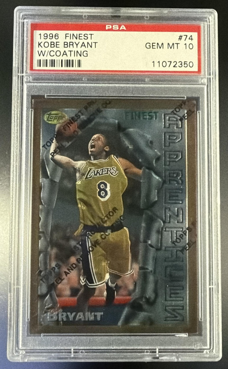 1996 Finest Kobe Bryant #74 Apprentices PSA 10