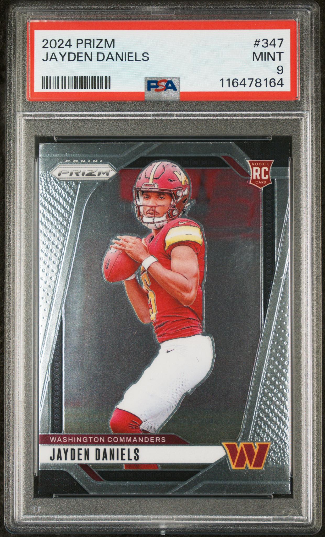 2024 Panini Prizm Jayden Daniels #347 RC PSA 9