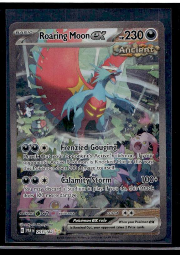 2023 Pokemon Paradox Rift #251/182 Roaring Moon Ex Ancient