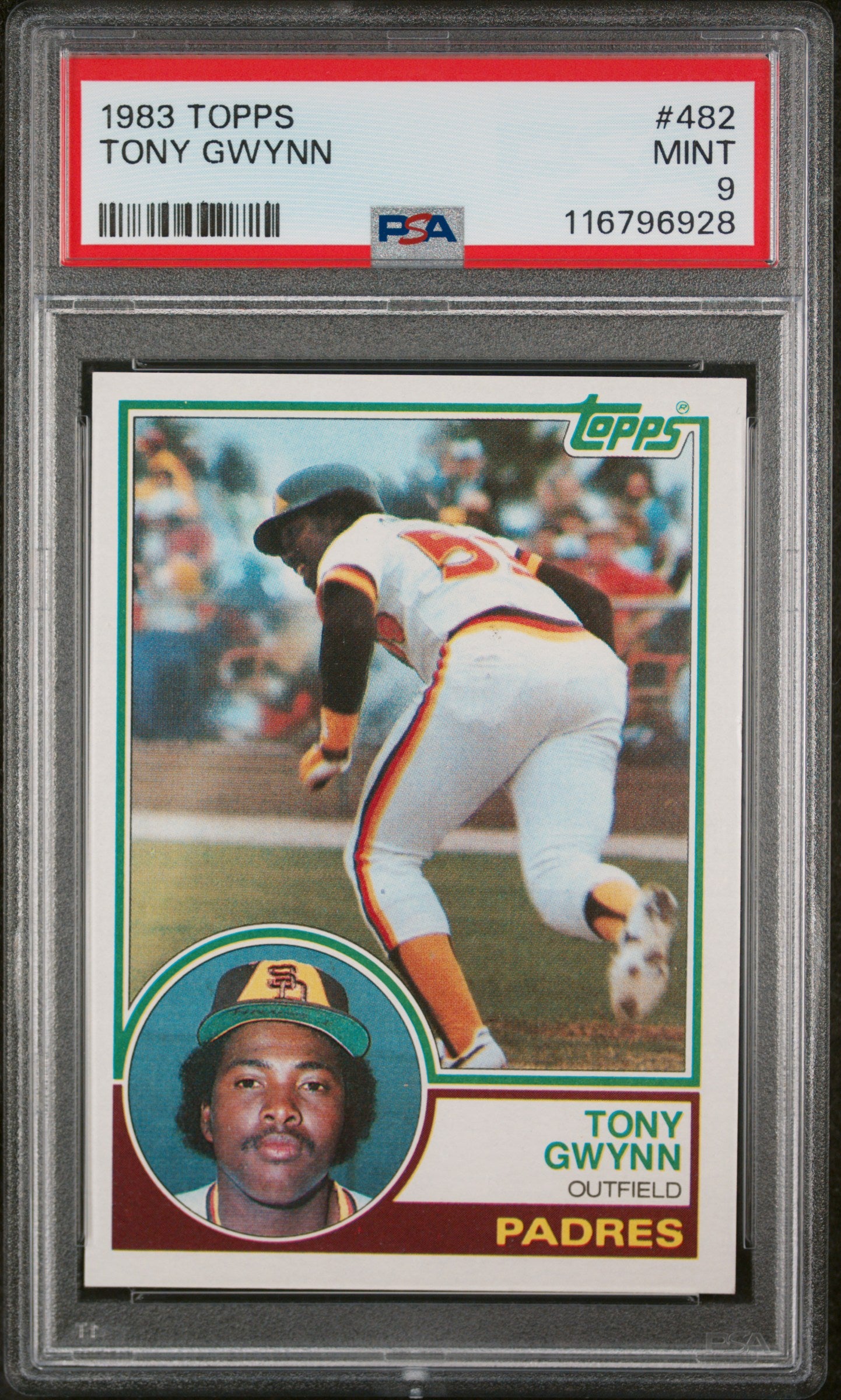 1983 Topps Tony Gwynn #482 RC PSA 9