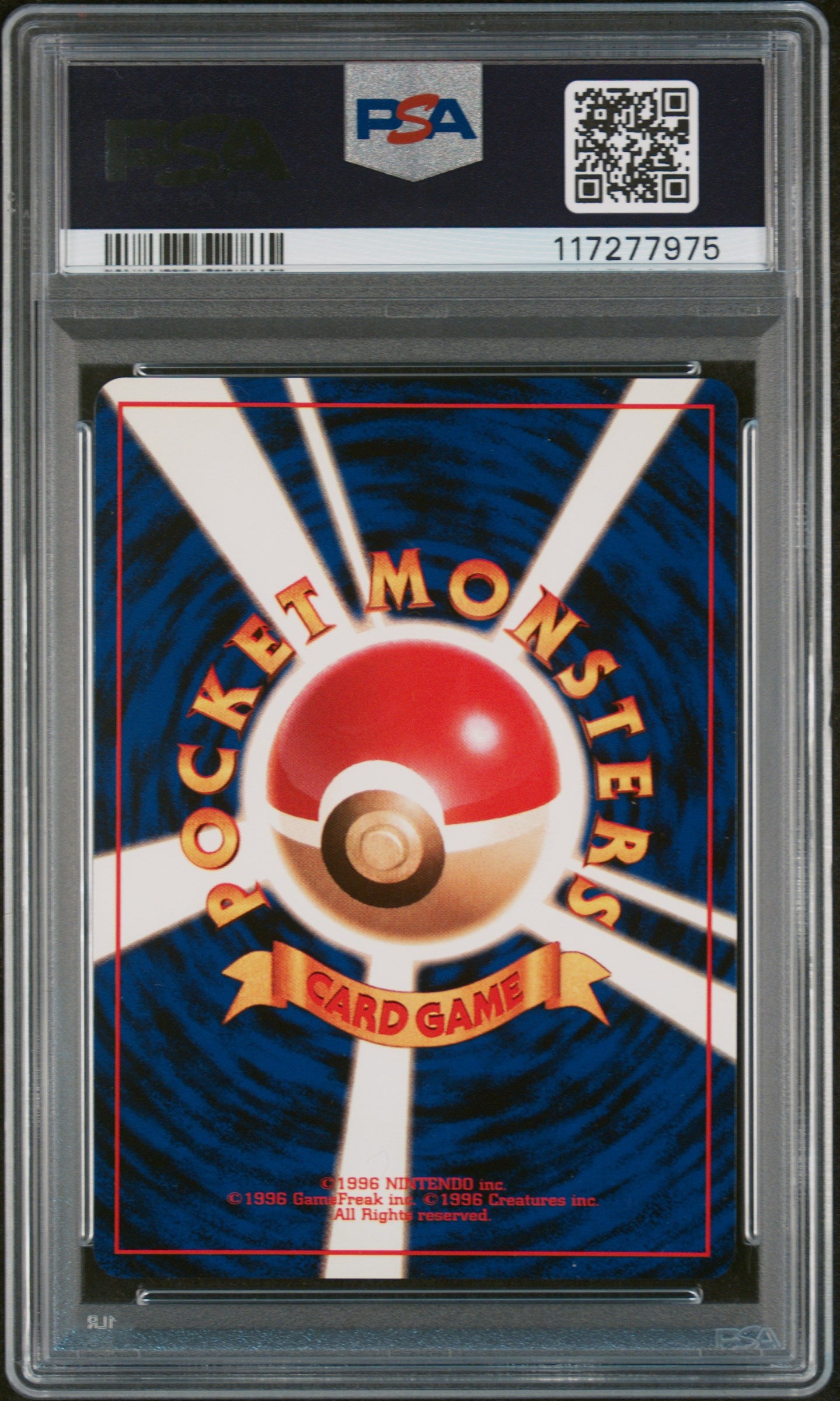 1996 Japanese Basic #150 Mewtwo PSA 10