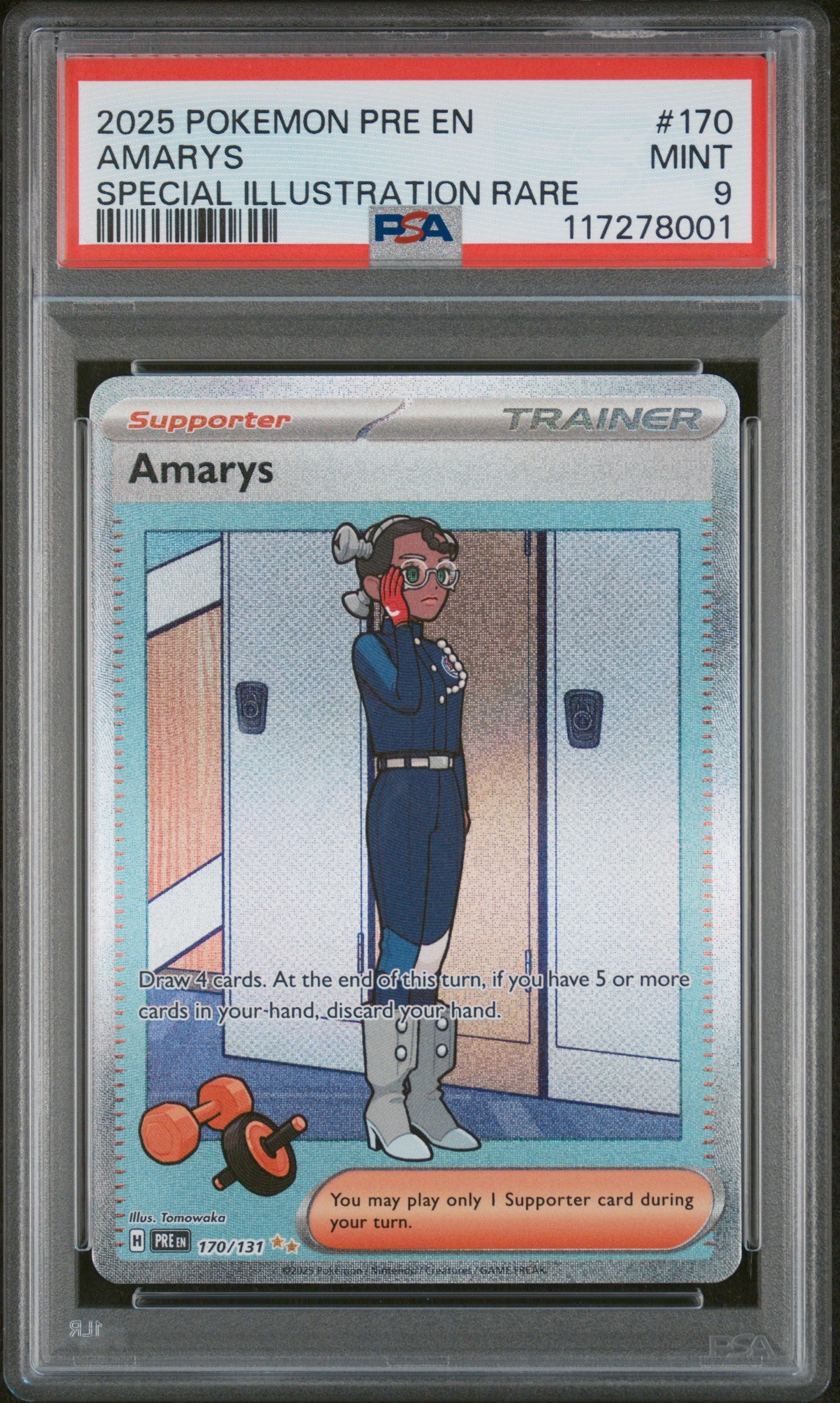 2025 PRE #170 Amarys Special Illustration Rare PSA 9