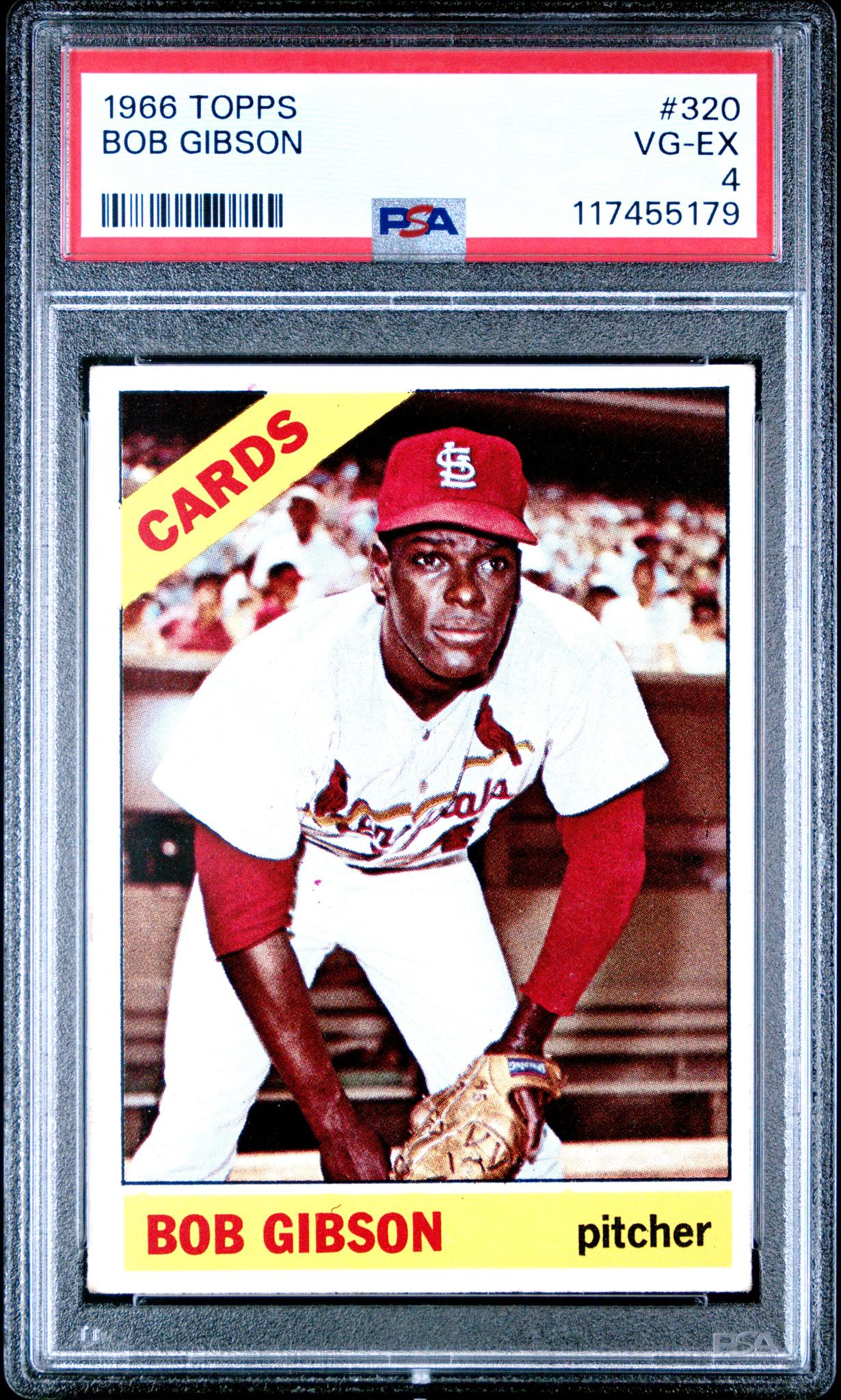 1966 Topps Bob Gibson #320 PSA 4