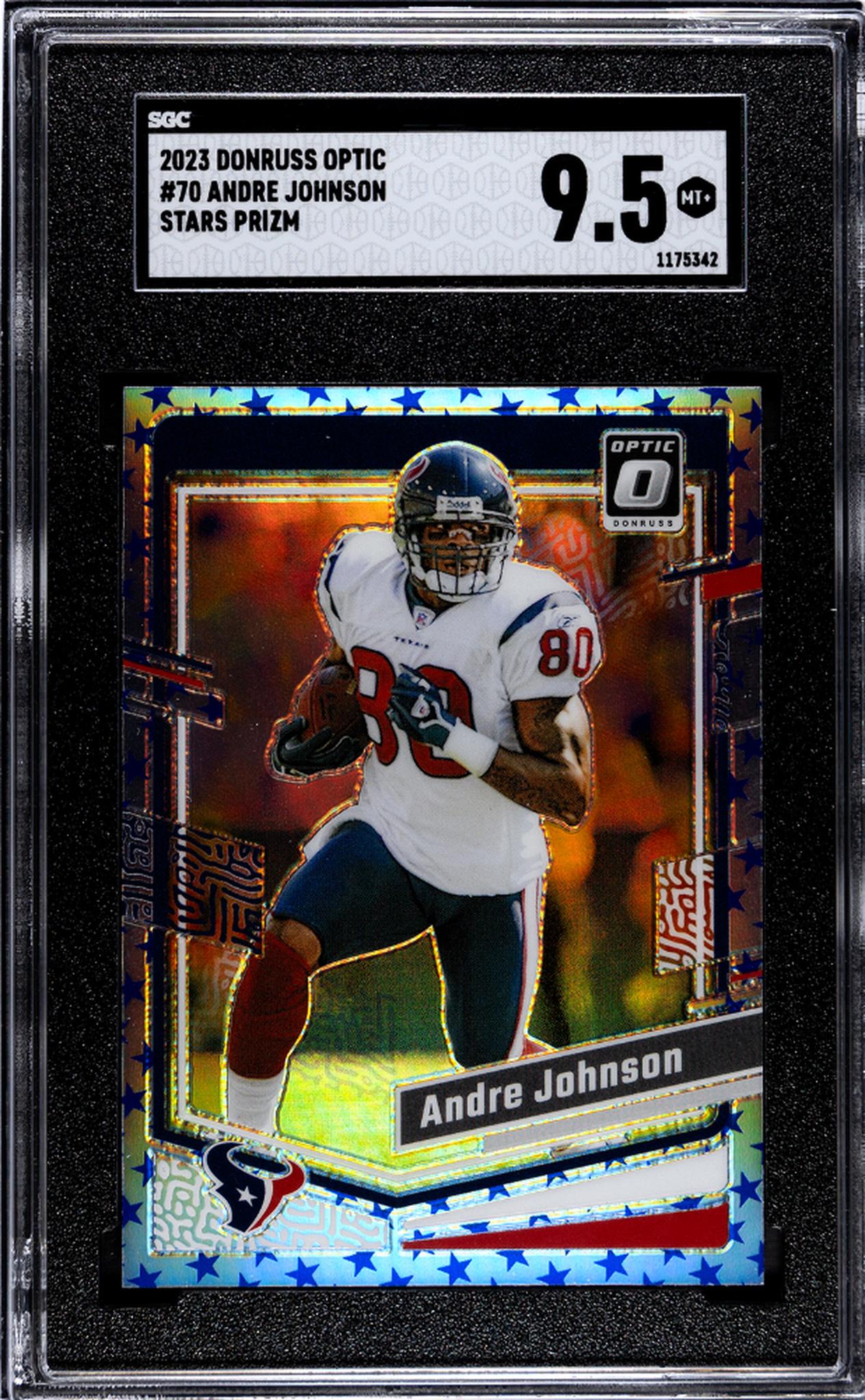 2023 Panini Donruss Optic #70 Andre Johnson Stars  SGC 9.5