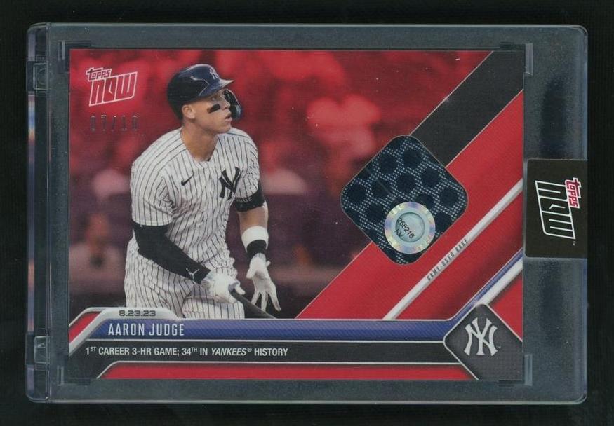 Topps Now 754E Aaron Judge New York Yankees