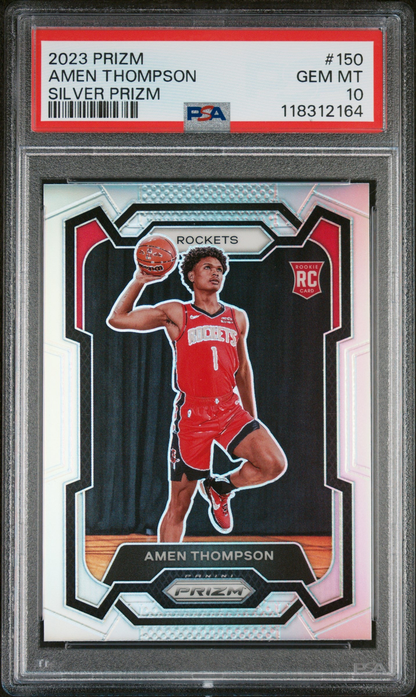 2023 Panini Prizm Silver Prizm Amen Thompson #150 PSA 10