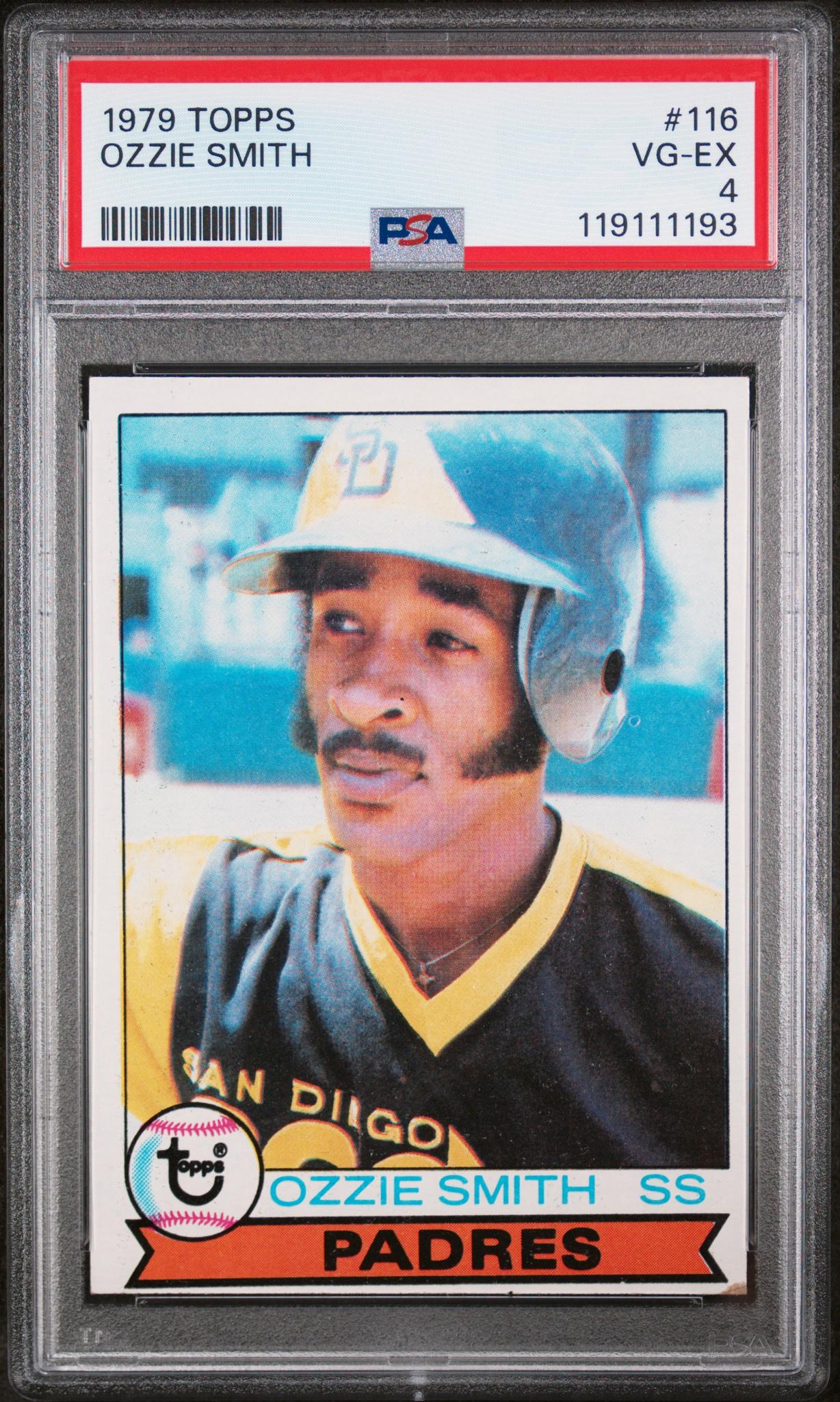1979 Topps Ozzie Smith #116 RC PSA 4