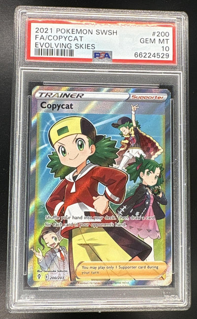 2021 Pokemon Sword and Shield Evolving Skies Copycat #200 PSA 10