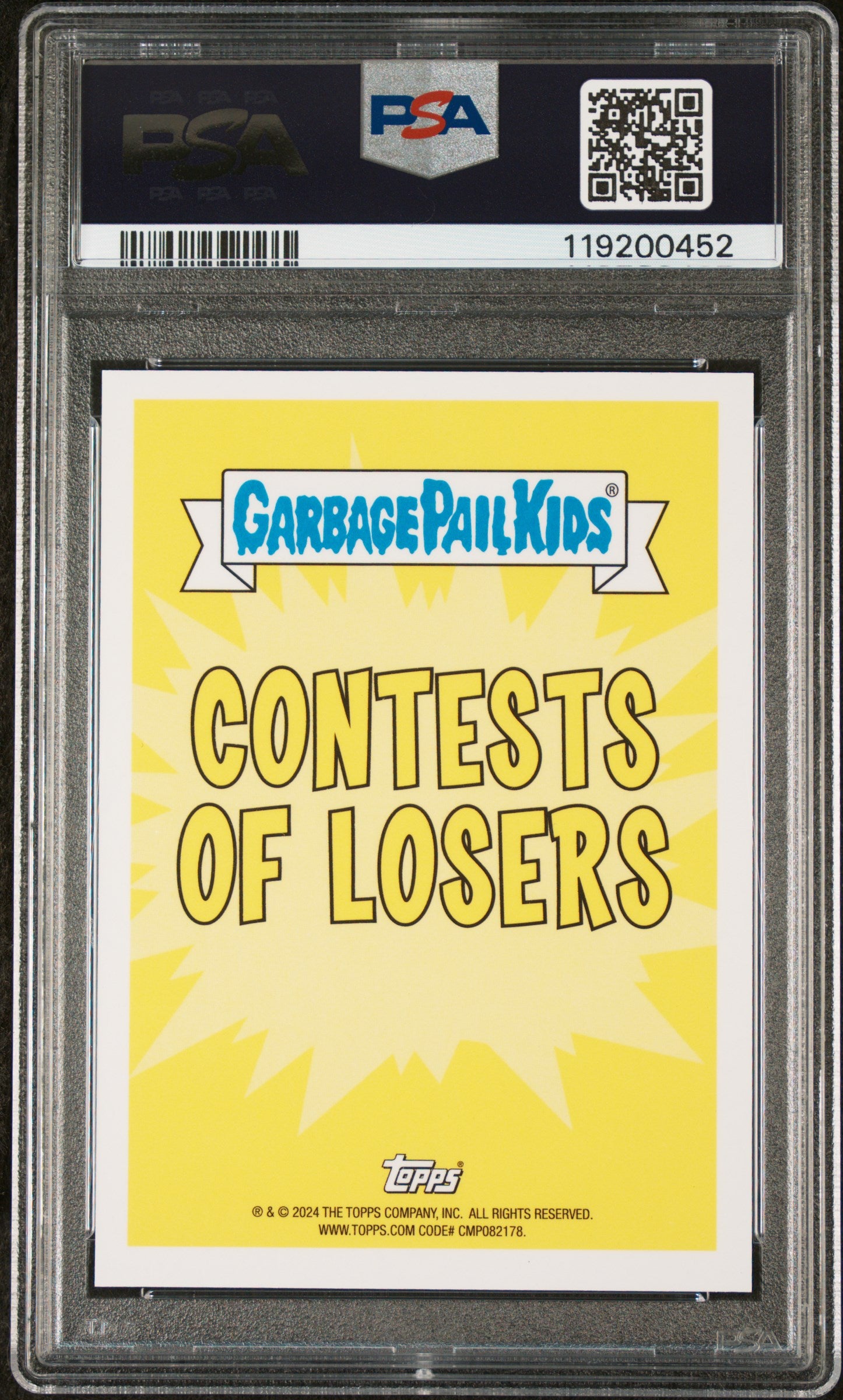 2024 GPK Chrome #6a Leaky Lindsay Contests of Losers /50 PSA 9
