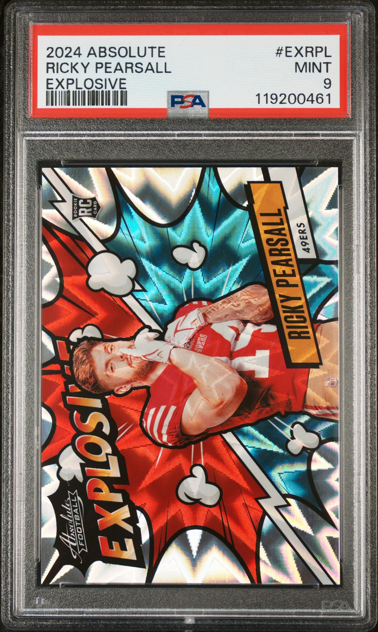 2024 Absolute #EX-RPL Ricky Pearsall Explosive PSA 9