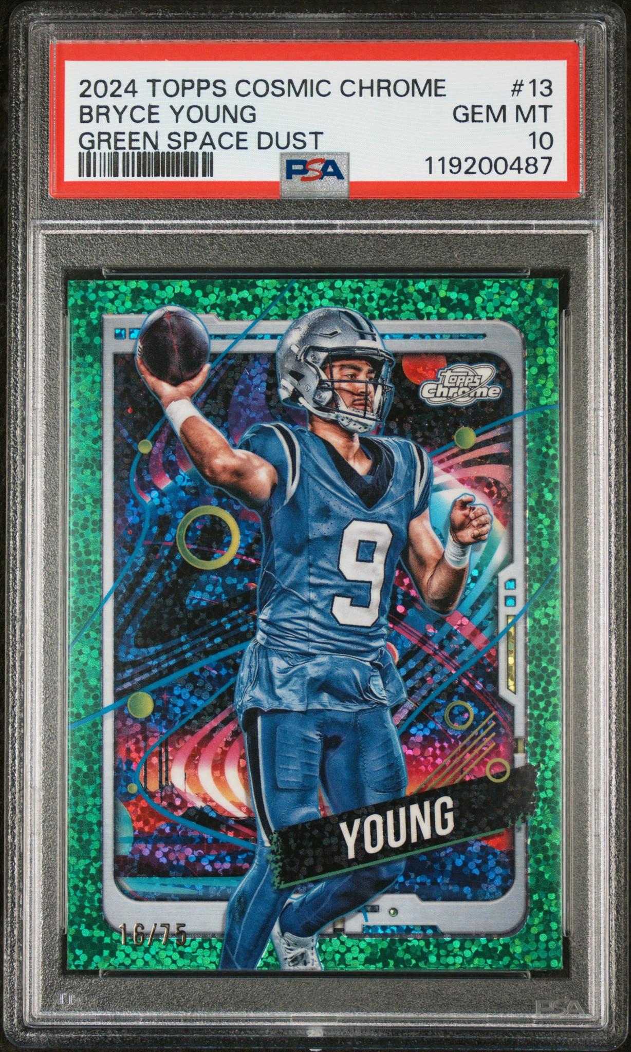2024 Topps Chrome #13 Bryce Young /75 PSA 10