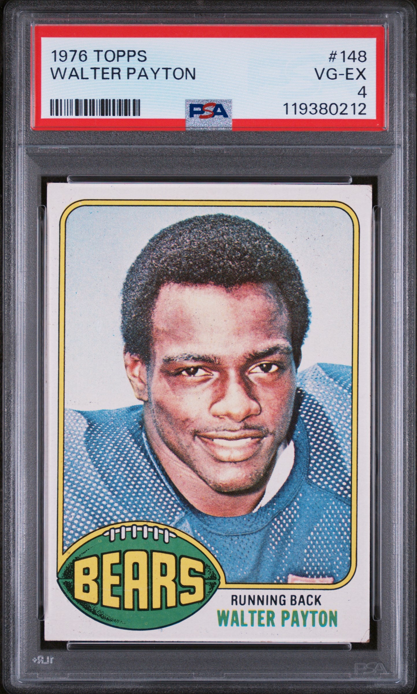 1976 Topps #148 Walter Payton PSA 4