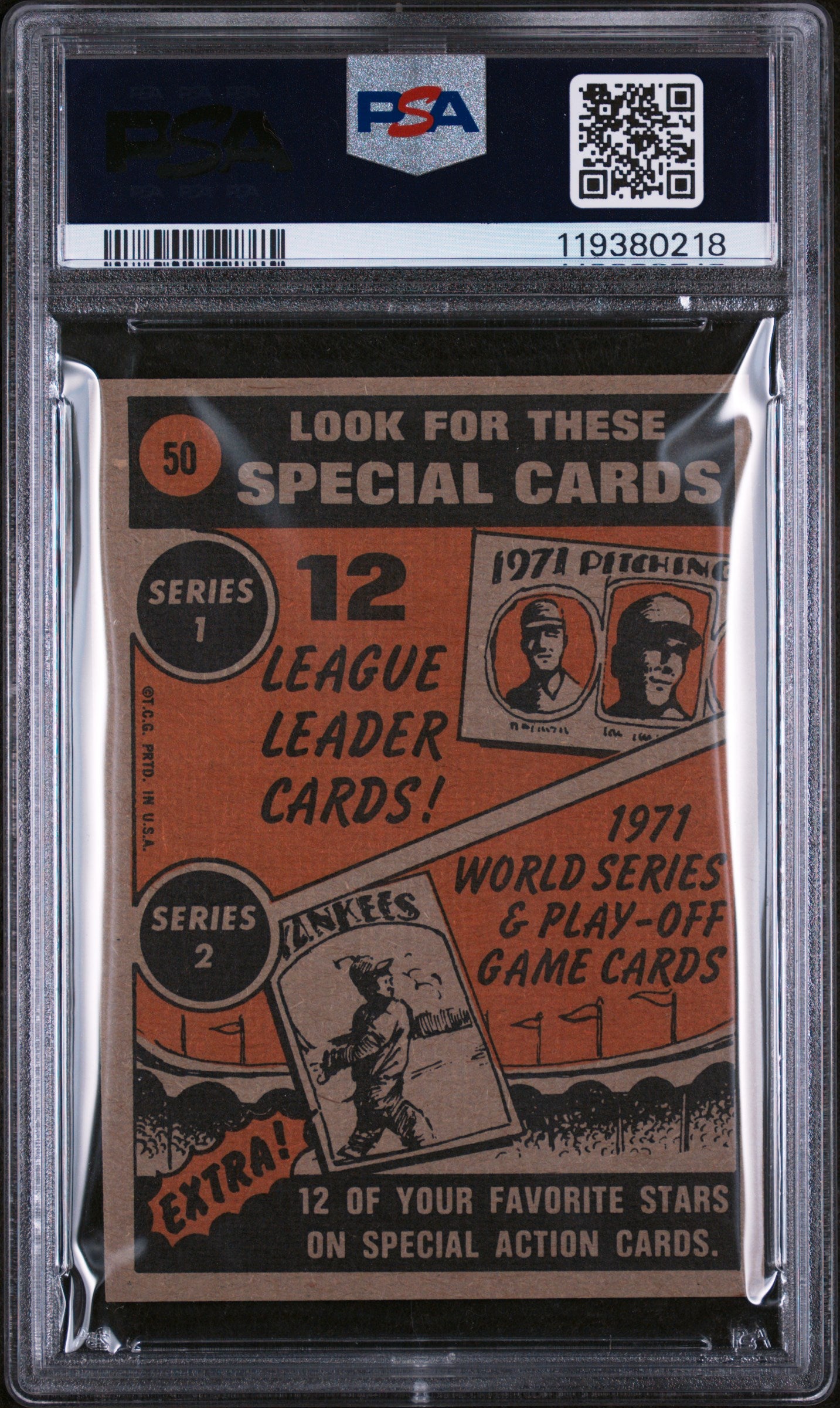 1972 Topps #50 Willie Mays In Action PSA 5