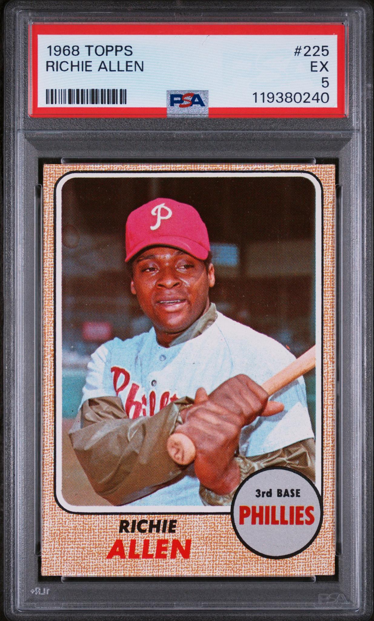 1968 Topps #225 Richie Allen PSA 5