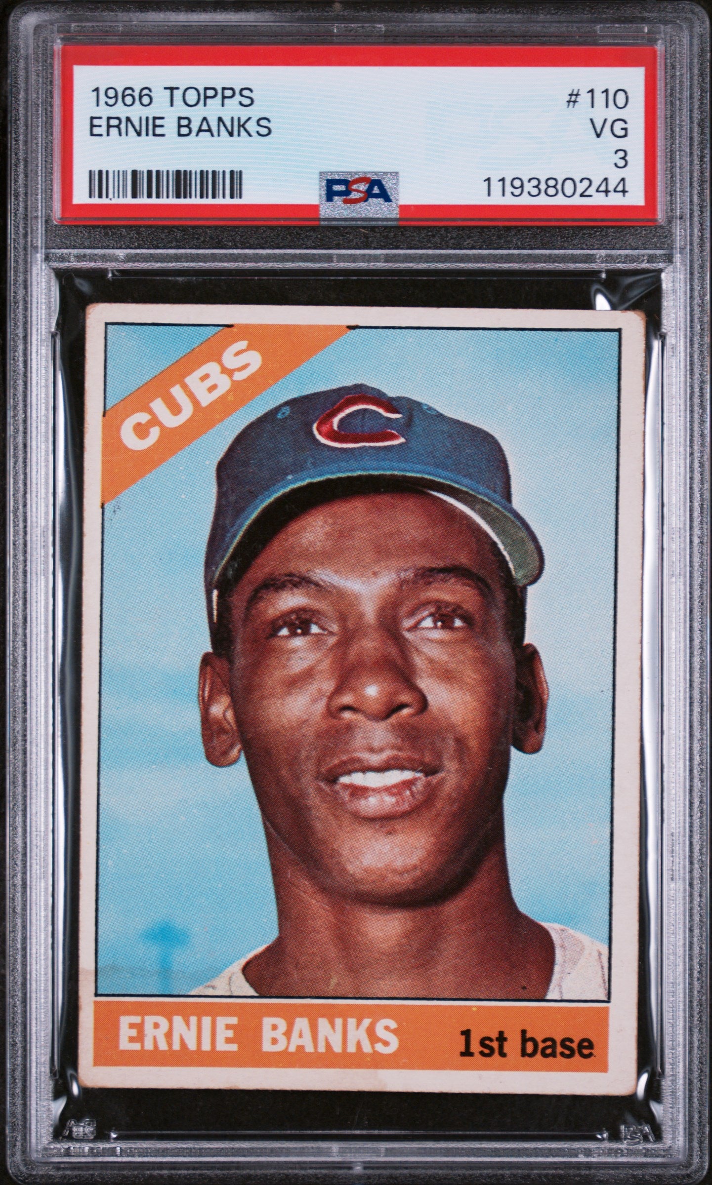 1966 Topps Ernie Banks #110 PSA 3