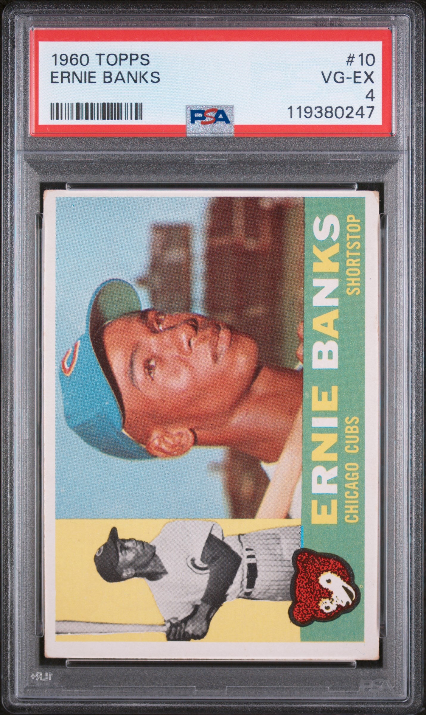 1960 Topps Ernie Banks #10 PSA 4