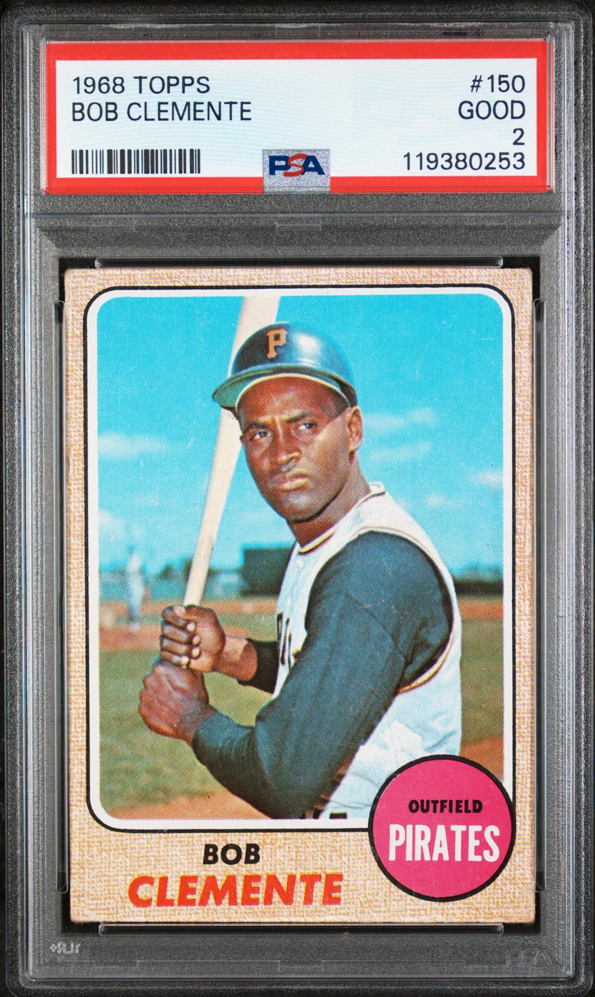 1968 Topps Bob Clemente #150 PSA 2