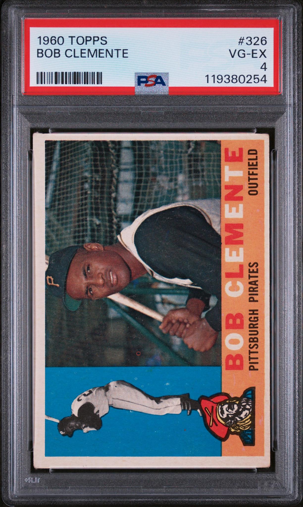 1960 Topps Bob Clemente #326 PSA 4