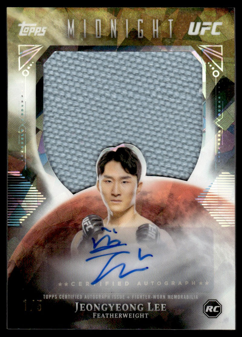 2026 Topps Midnight UFC Jeongyeong Lee Rookie Relic Auto #RRA-JL