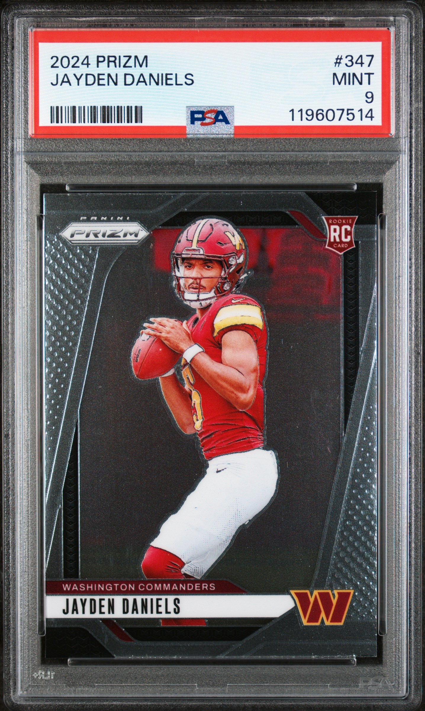 2024 Panini Prizm Jayden Daniels #347 RC PSA 9