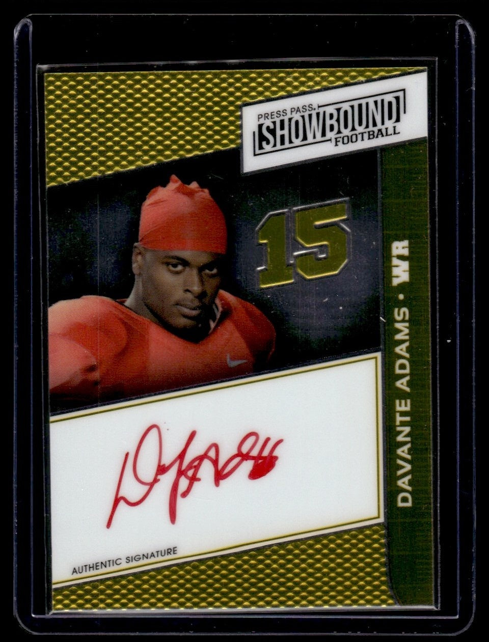 2014 Press Pass Showbound Davante Adams #SB-DA Auto